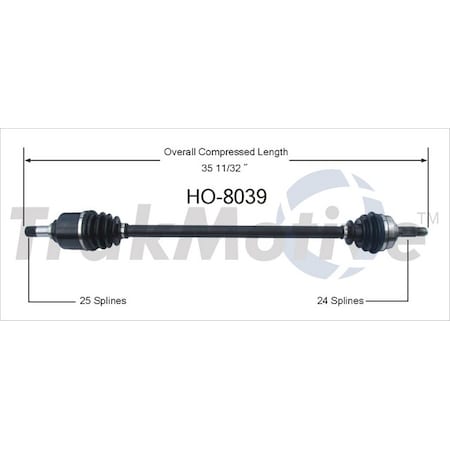 Cv Axle Shaft,Ho-8039